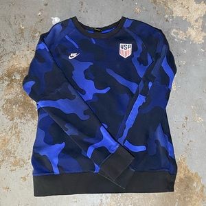 mens nike usa crewneck sweatshirt (large)